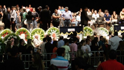 Velório do cantor Cristiano Araujo.